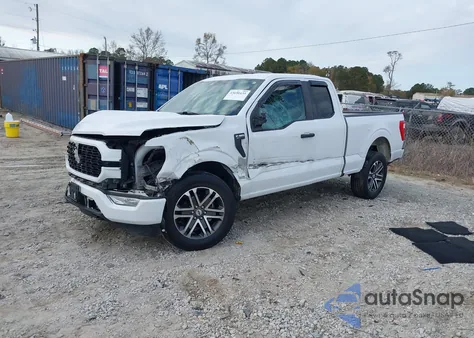 2021 Ford F-150 Xl z USA, uszkodzony, nr VIN 1FTEX1EP9MKD68412